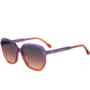 Isabel Marant Vibrant Purple and Orange Sunglasses